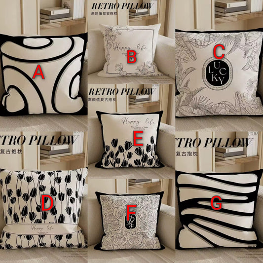 Light Luxury Abstract Art Cushion / Throw Pillow Covers