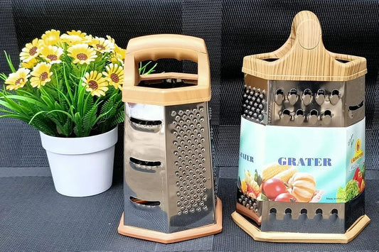 Premium 6-Sided Cheese & Vegetable Grater