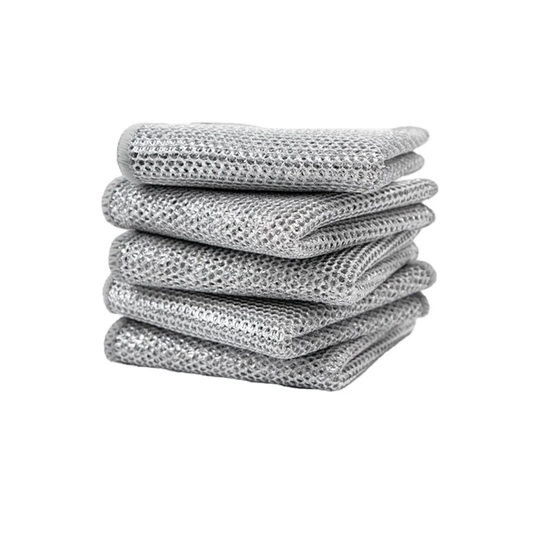 5pcs Multi-purpose Magic Wire Dish Cleaning Cloth