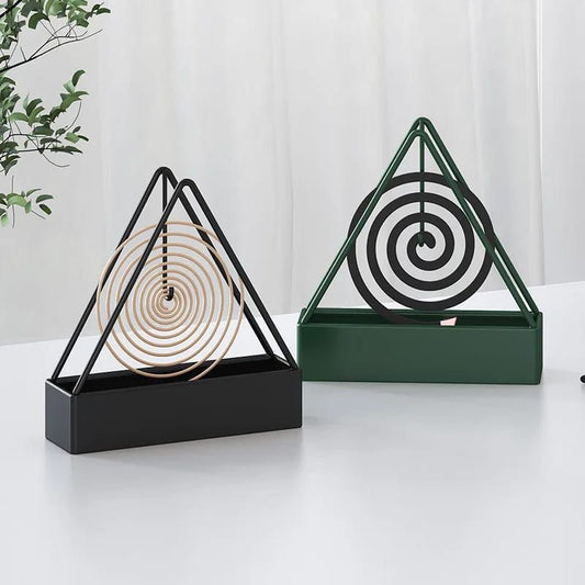Anti-scald mosquito coil holder with tray