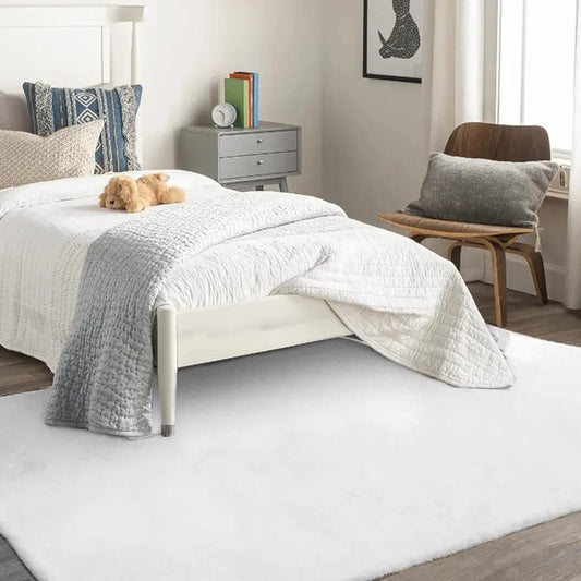 Modern Luxury Style Nordic Rabbit fur Carpet Super Soft & Skin-Friendly – (Size 6×7feet)