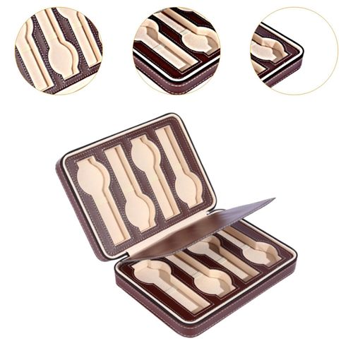 8 Slots Double Layer Watch Organizer – Luxury Watch Storage Box for Men & Women