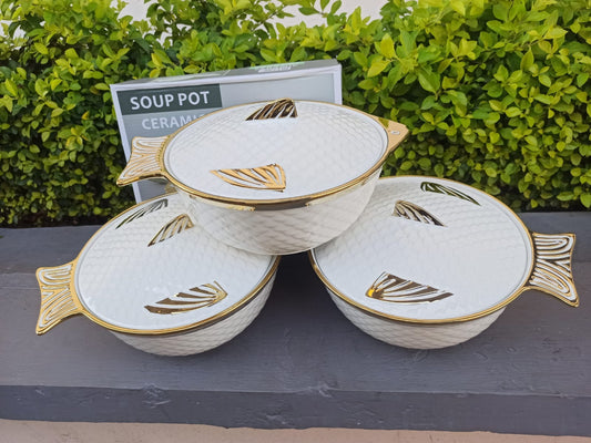 Fish serving bowl few