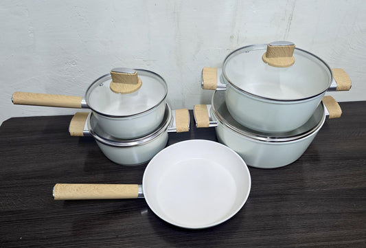 9-Piece Granite Nonstick Cookware Set
