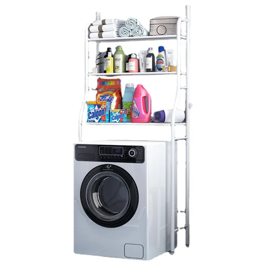 Over-the-Washing Machine Storage Rack & Organizer Shelf