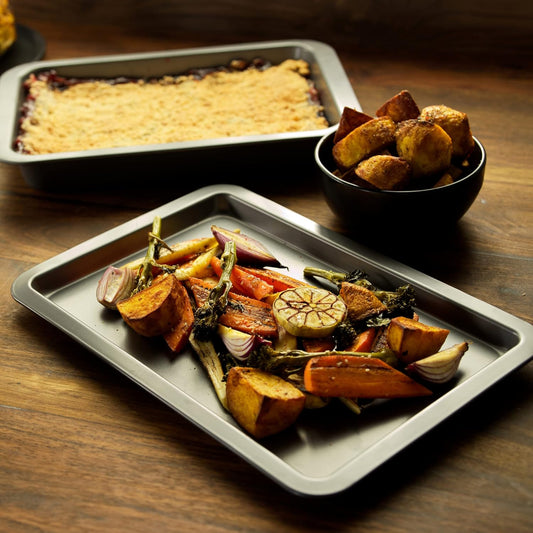 Rectangular baking tin tray