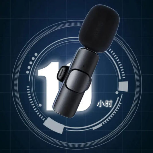 Wireless Microphone – Plug & Play, Noise Reduction, 10H Battery, One-to-One