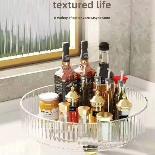 360° Rotating Turntable Organizer