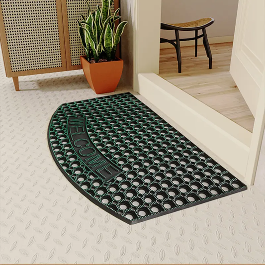 Durable Rubber Welcome Doormat – All-Weather Entry Mat