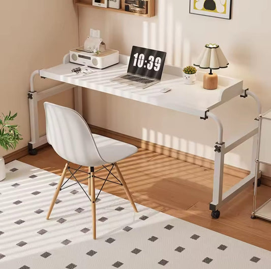 Adjustable Over Bed Desk Laptop Desk with Wheels