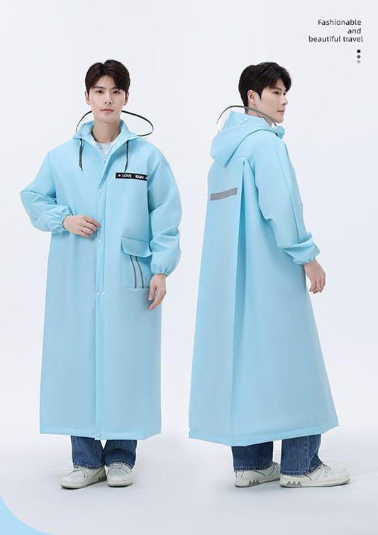 High quality adult raincoat with wide brim hat