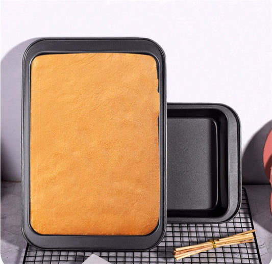 Rectangular baking tin tray
