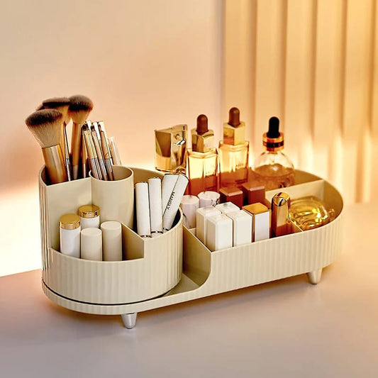 Rotatable cosmetic storage box | - Elegant Households KE