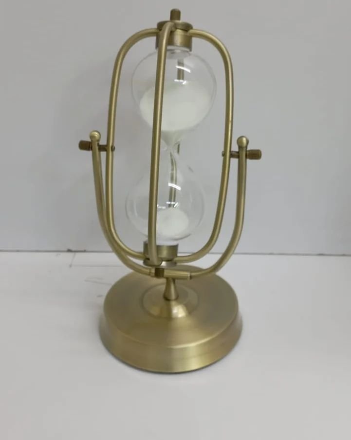 Rotatable Metallic Sand Hourglass | - Elegant Households KE