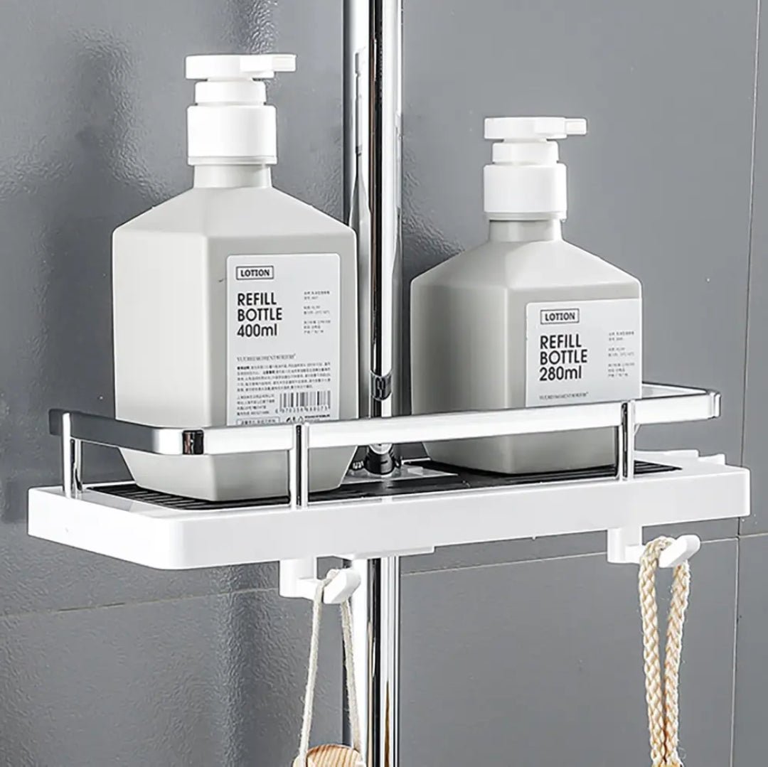 Rotating hook Shower storage rack | - Elegant Households KE
