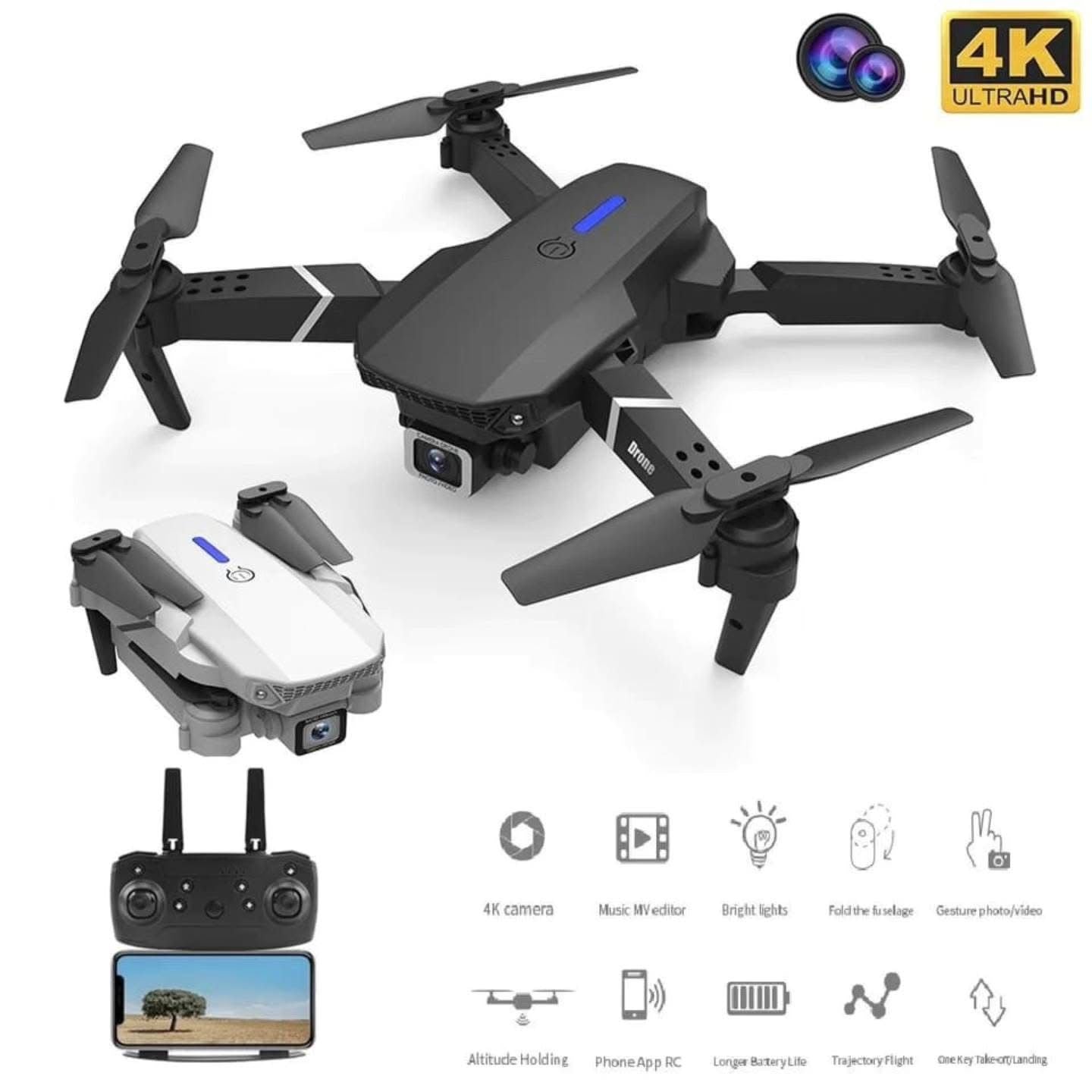 Drone Price in Kenya - Rotation Foldable Aerial Camera RC Drone
