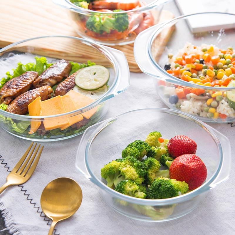Round Casserole set with Glass Lid | - Elegant Households KE