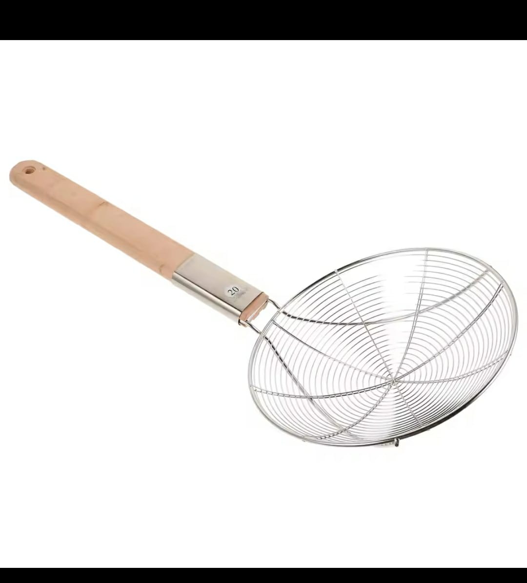 Round Stainless Steel Strainer | - Elegant Households KE