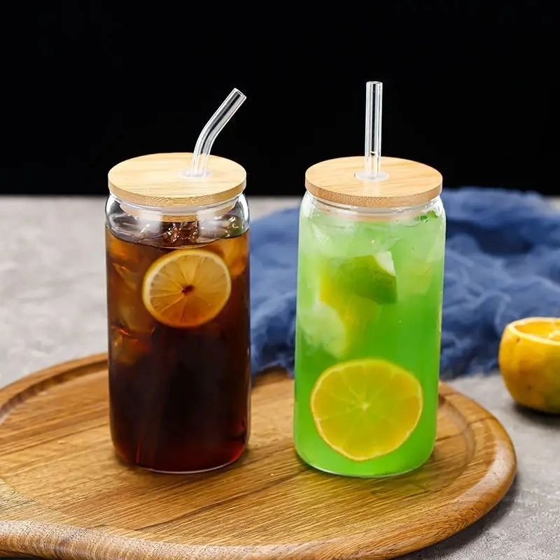 Round Transparent Borosilicate Drinking Glass Cup | - Elegant Households KE