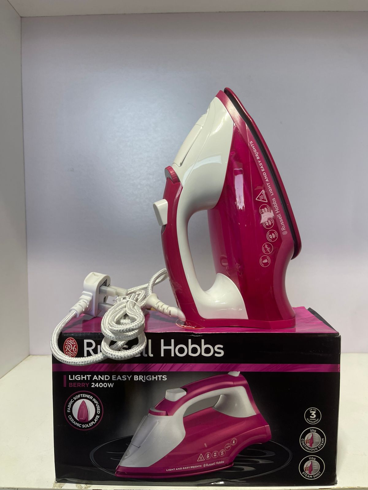 Russell Hobbs Steam Iron - Powerful, Durable & Easy to Use | - Elegant Households KE