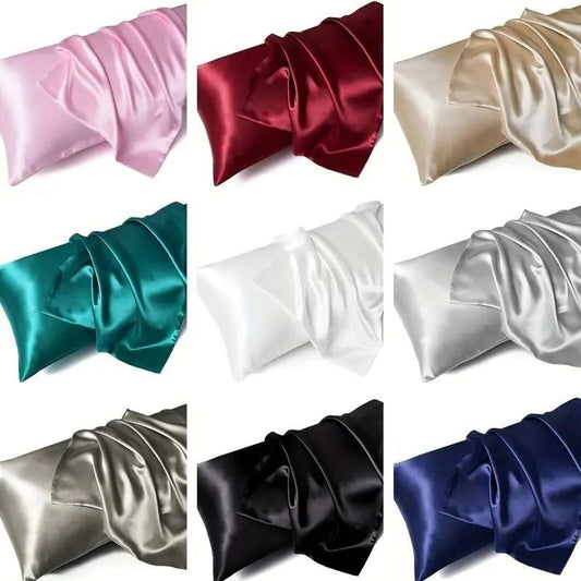 Satin Silk Bed Pillowcases | - Elegant Households KE