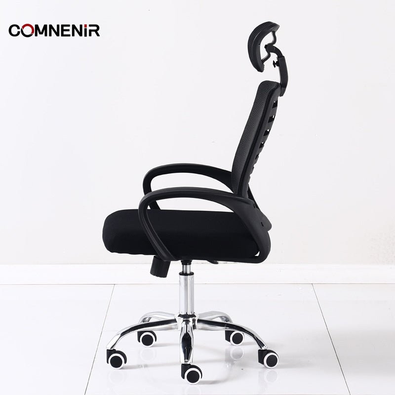 Office Chair - Ergonomic Secretarial Mesh Chair with Headrest