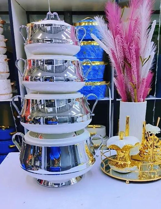 Shahi hot pot silver | - Elegant Households KE