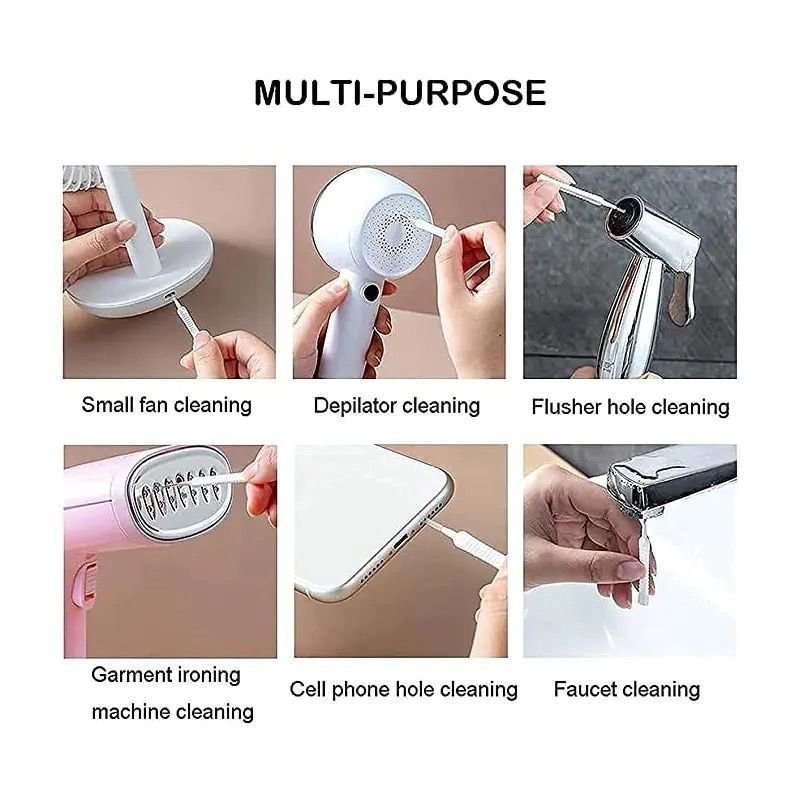 Shower Head/Phone Hole Cleaning Brushes | - Elegant Households KE