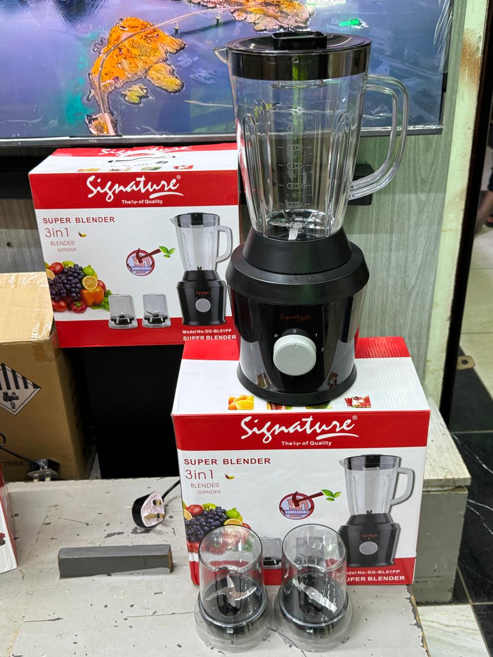 Signature Blender Price in Kenya – Signature 3 in 1 Blender with Chopper & Grinder