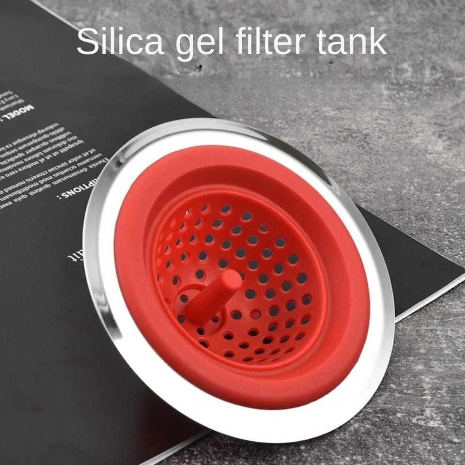 Silicone Bathroom Sink Drains Bathtub Plugs Strainers | - Elegant Households KE