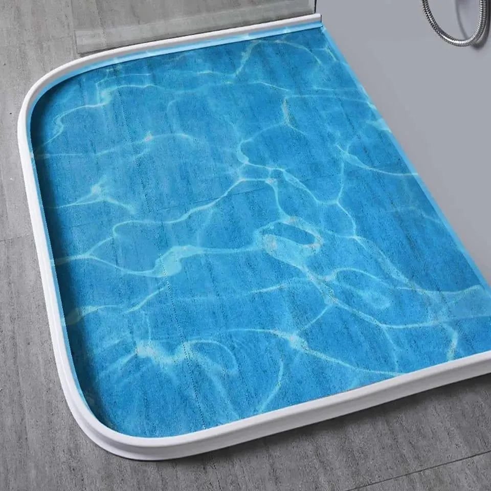 Silicone Shower Barrier Bathroom Water Stopper | - Elegant Households KE