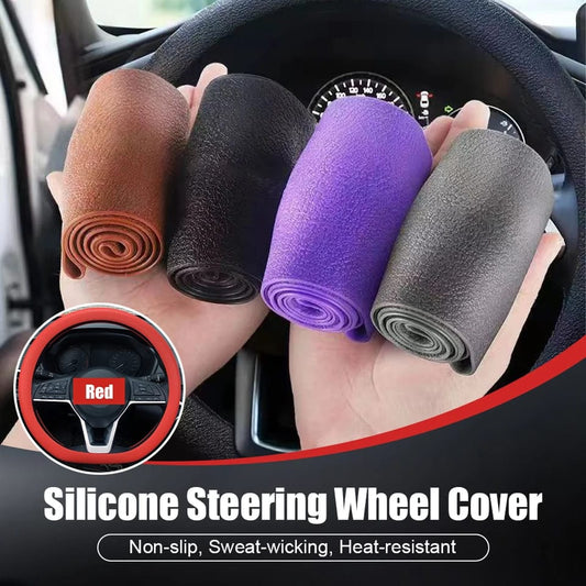 Sillicon Steering wheel cover | - Elegant Households KE