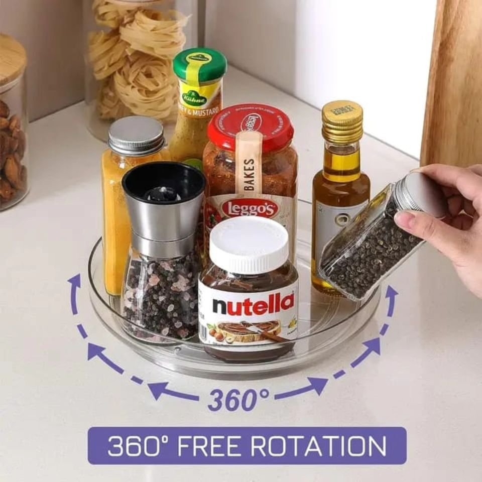 Single Layer Rotating Organizer | - Elegant Households KE