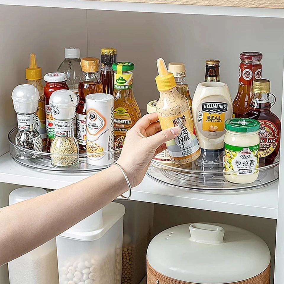 Single Layer Rotating Organizer | - Elegant Households KE