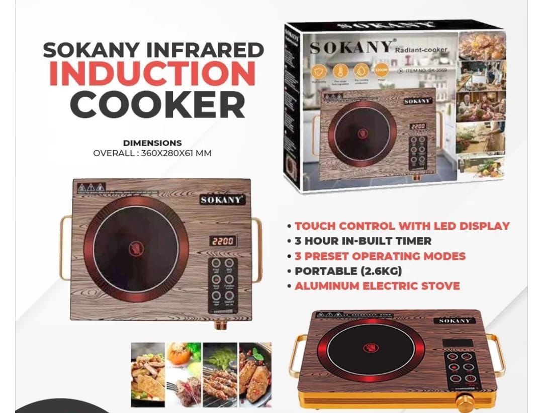 Single Plate Sokany Radiant Cooker | - Elegant Households KE