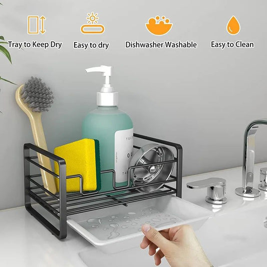 Sink Caddy with Draining tray | - Elegant Households KE