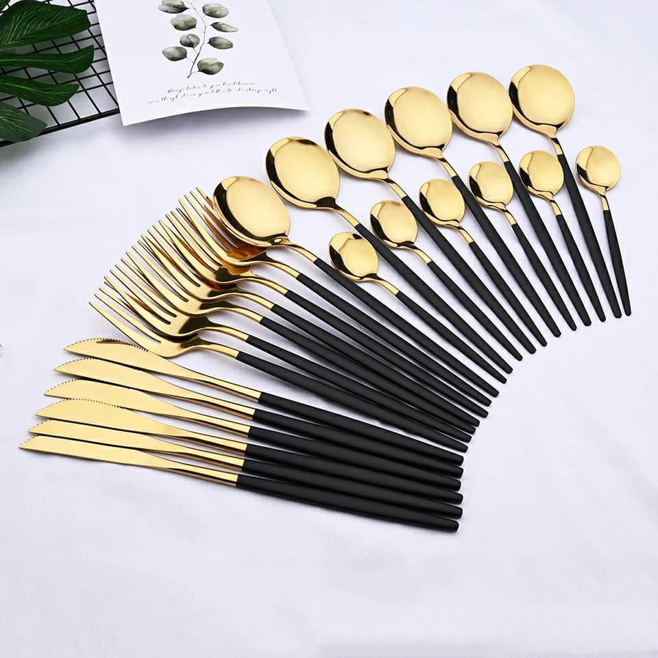 Slim Stainless Steel Cutlery set | - Elegant Households KE