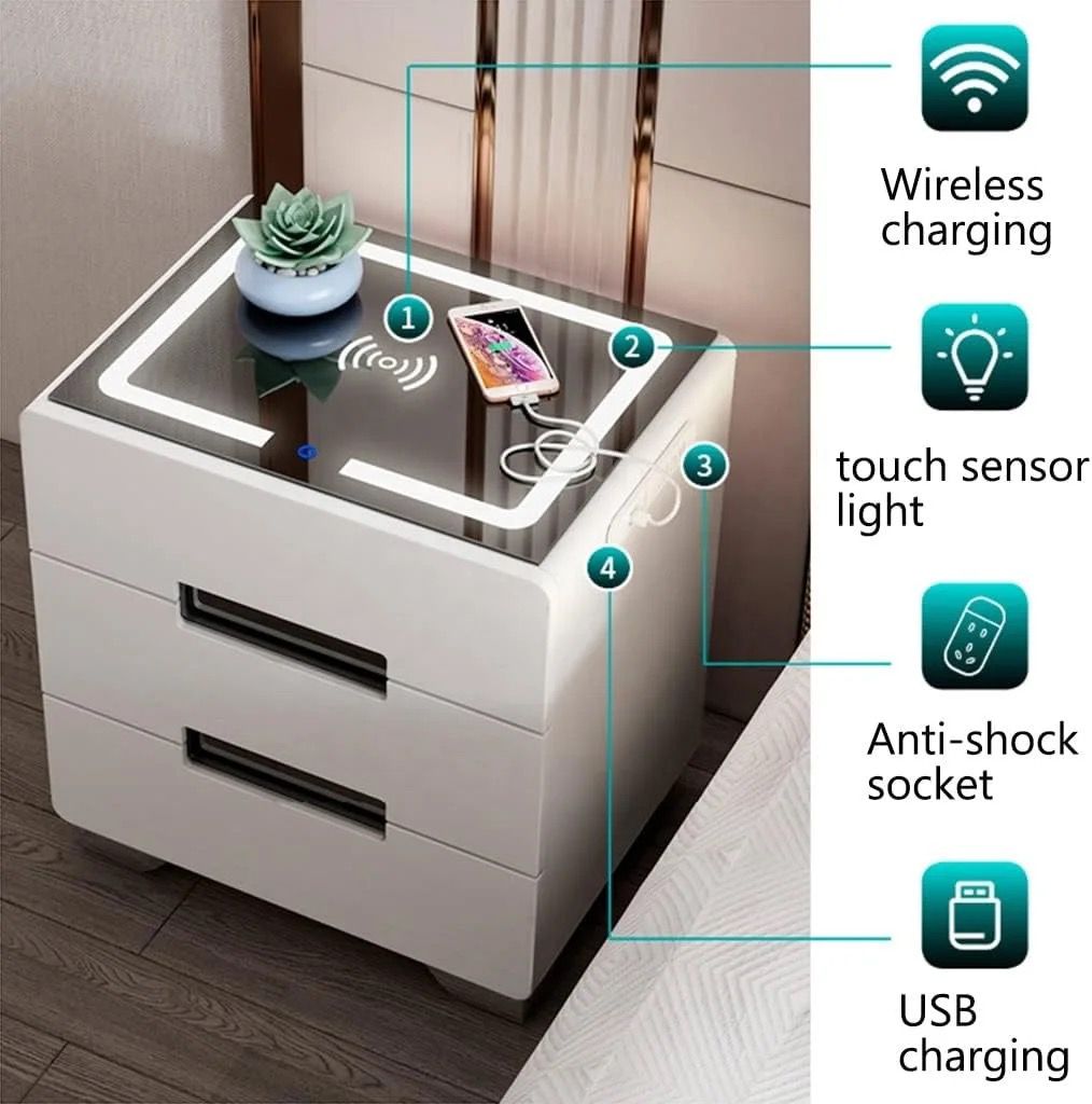 Smart Bedroom Storage Cabinet  | - Elegant Households KE