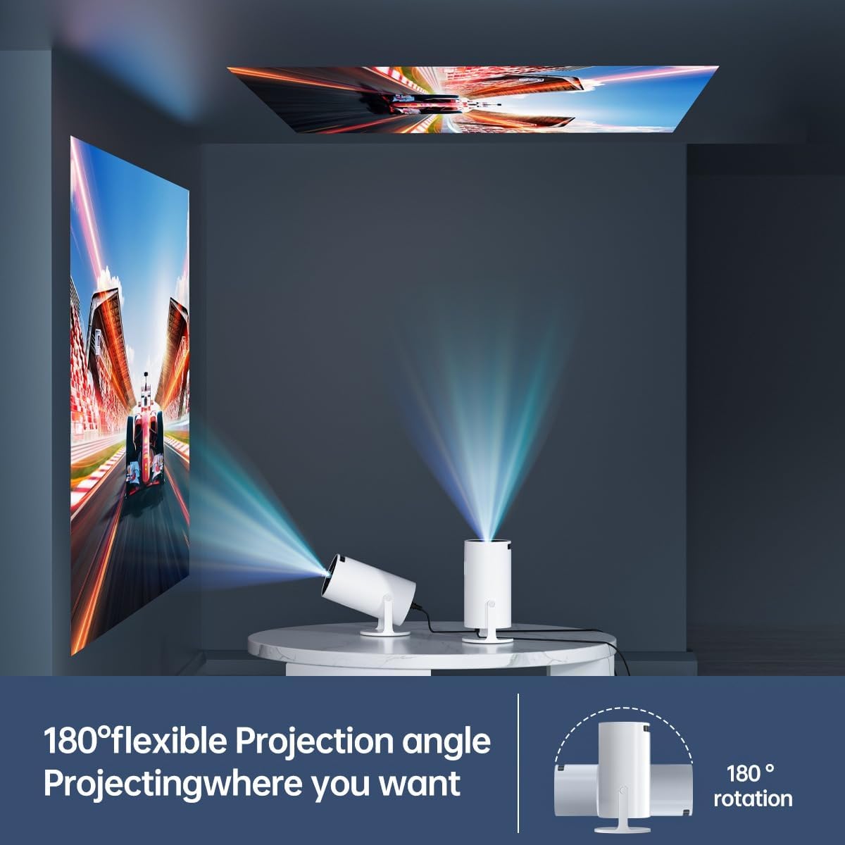 Smart portable projector | - Elegant Households KE