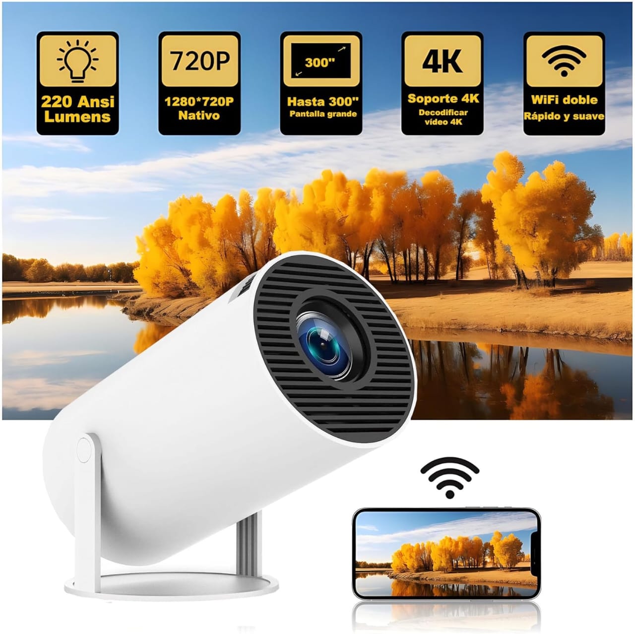 Smart portable projector | - Elegant Households KE