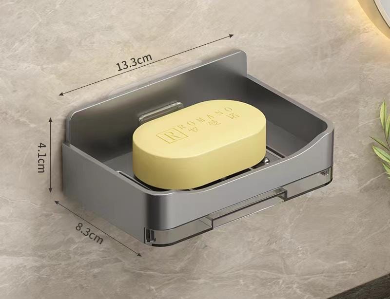 Soap Holder with Hooks – Wall - Mounted Bathroom & Kitchen Organizer | - Elegant Households KE