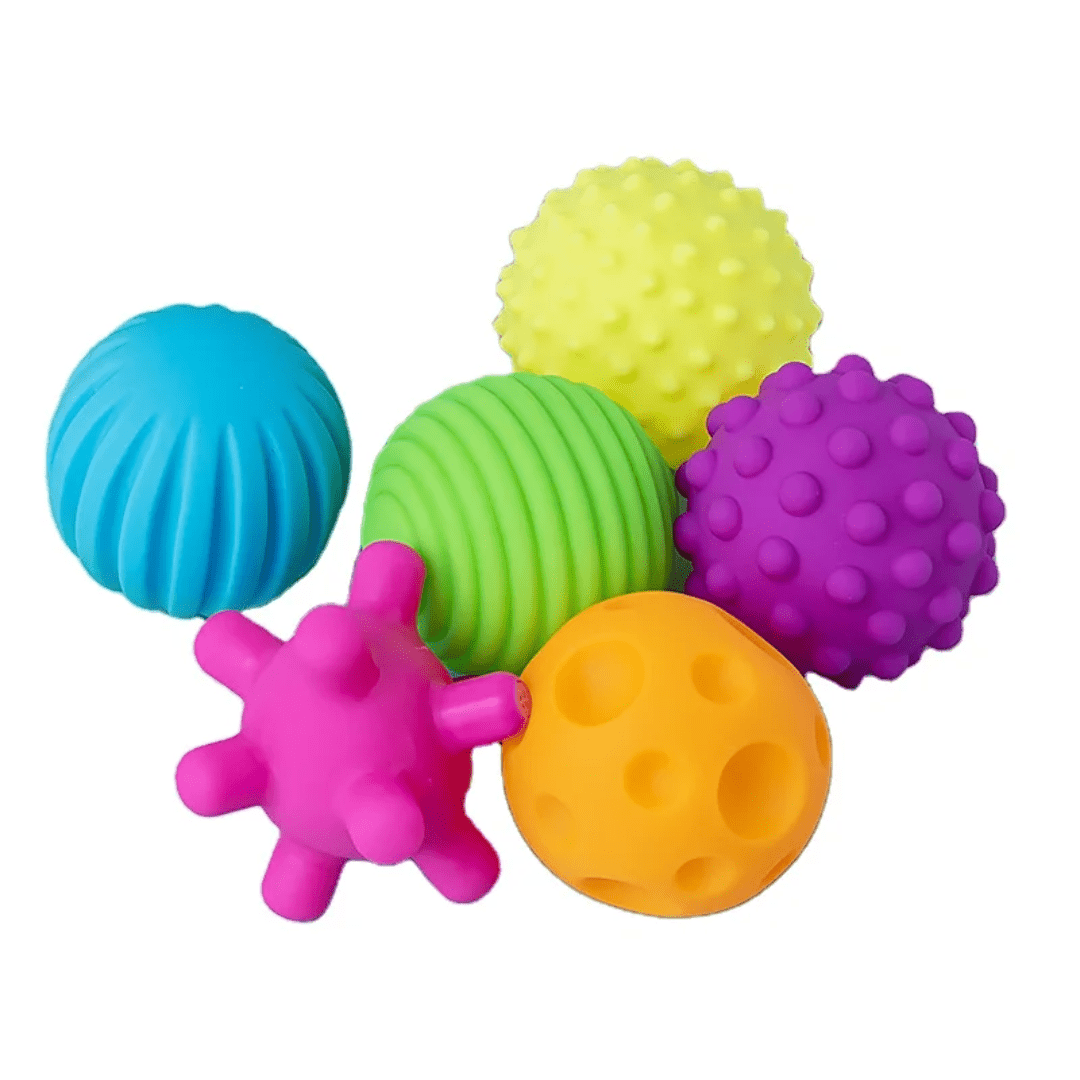 Soft Baby Sensory Balls | Safe Textured Learning Toys | - Elegant Households KE