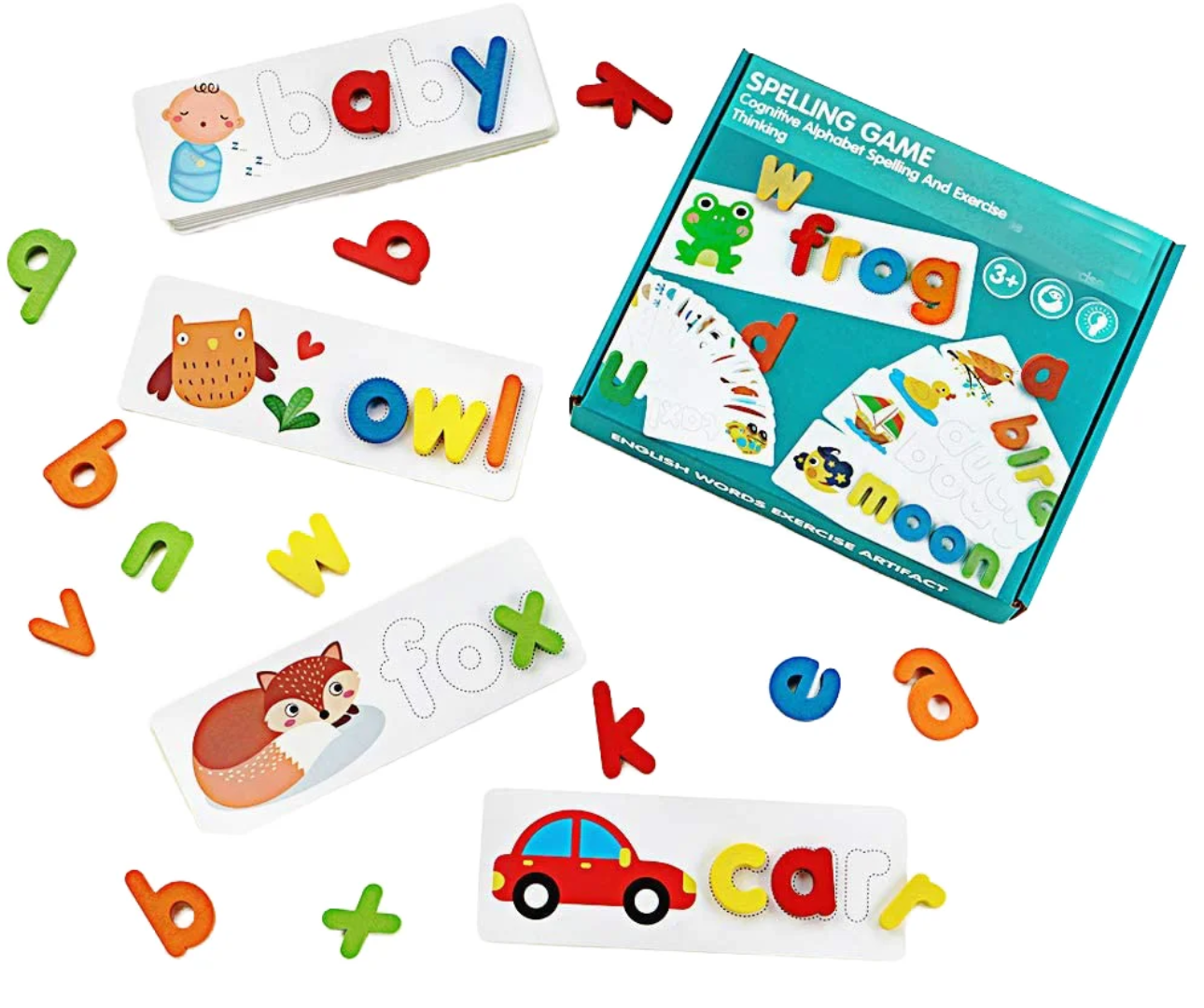 Spelling Game for Kids – Alphabet Learning and Word Building Toy | - Elegant Households KE
