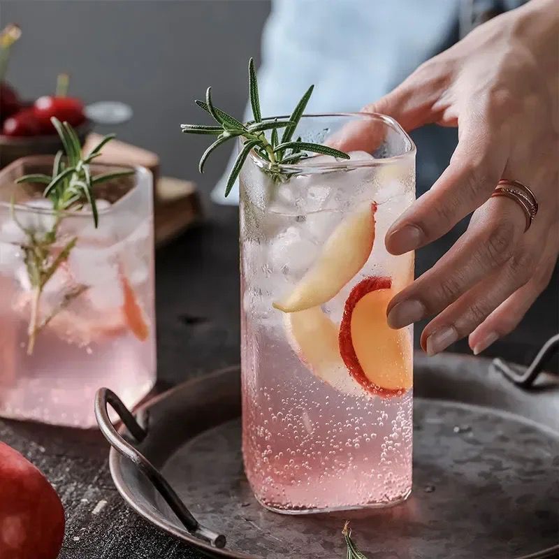 Square Glass Cup | - Elegant Households KE