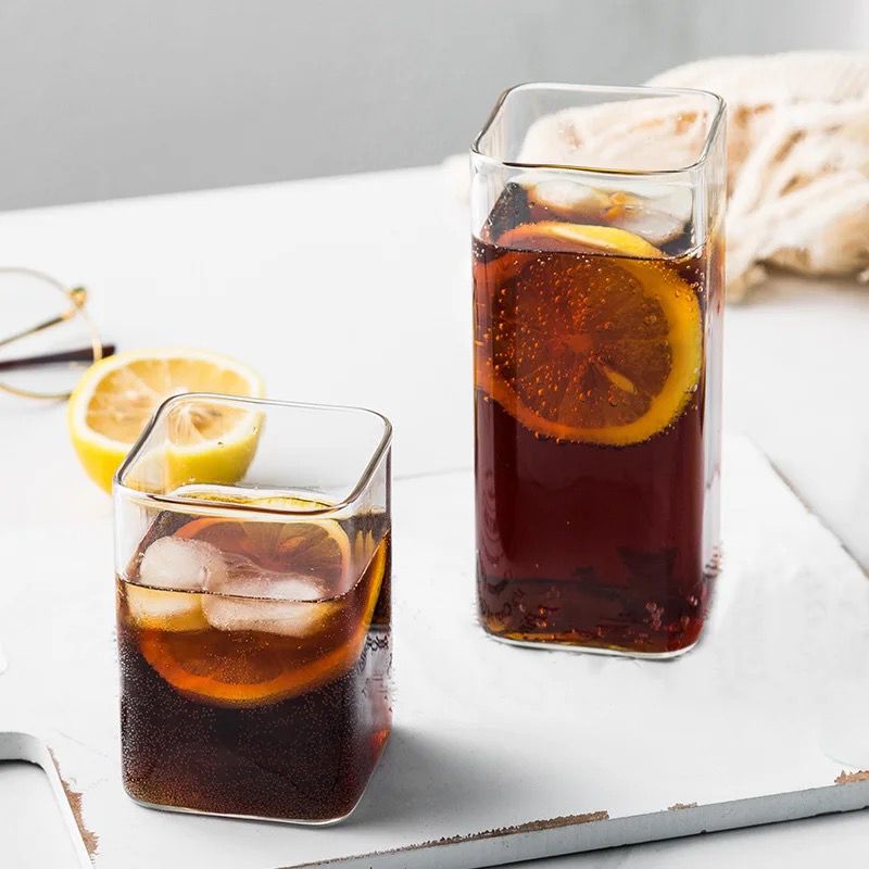 Square Glass Cup | - Elegant Households KE