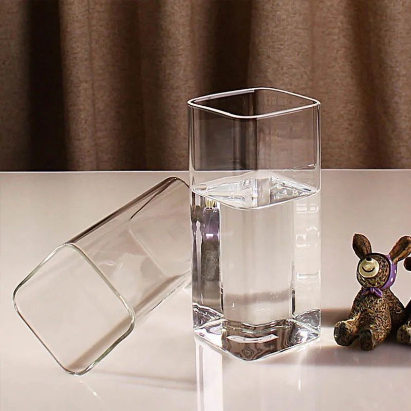 Square Glass Cup | - Elegant Households KE