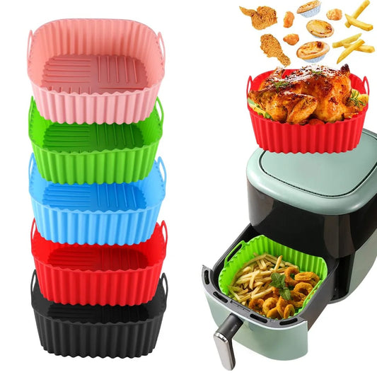 Square Silicone Air Fryer Liner | - Elegant Households KE