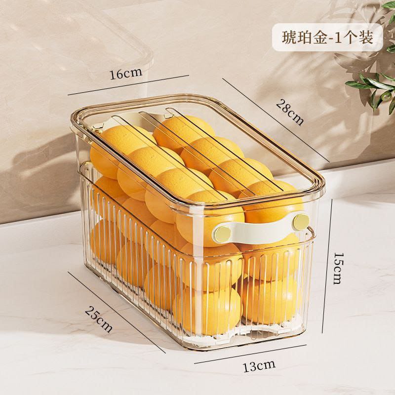 Stackable acrylic fridge containers | - Elegant Households KE