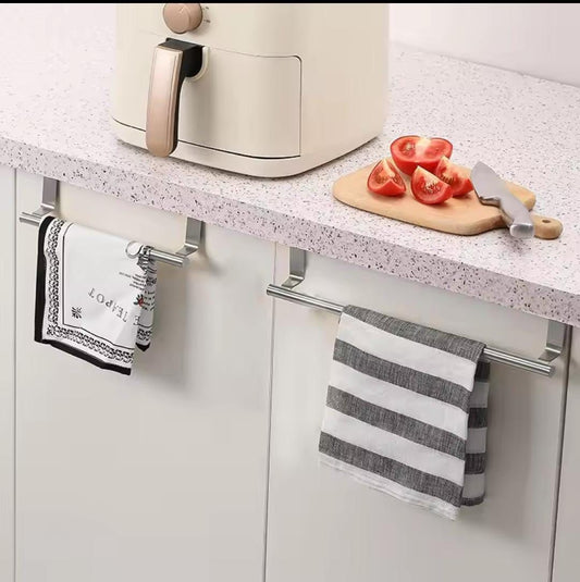 Stainless Steel Kitchen cabinet door storage rack | - Elegant Households KE