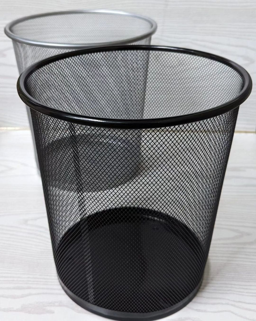 Stainless Steel Mesh Dustbin | - Elegant Households KE